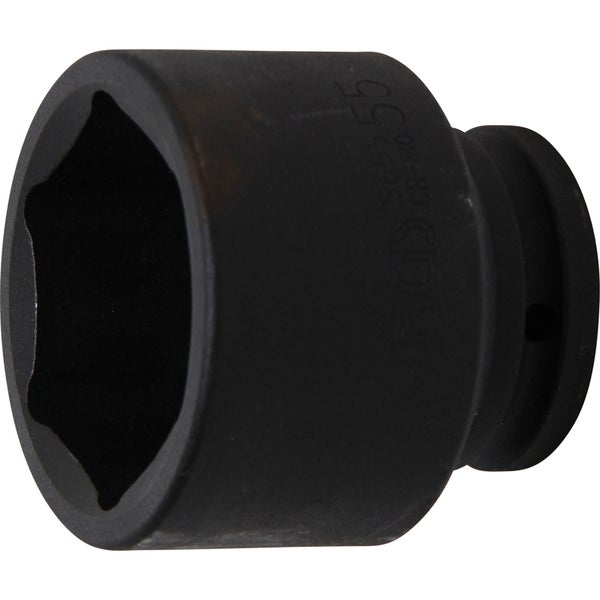 BGS Kraft-Steckschlüssel-Einsatz Sechskant Antrieb Innenvierkant 20 mm (3/4) SW 55 mm - 5655