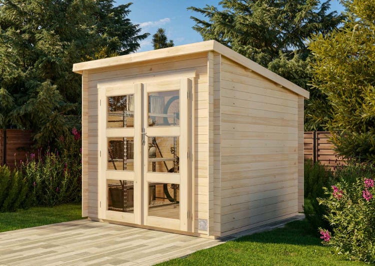 Alpholz Gerätehaus Itury Gerätehaus aus Holz, Geräteschrank mit 19 mm Wandstärke, Gartenhaus