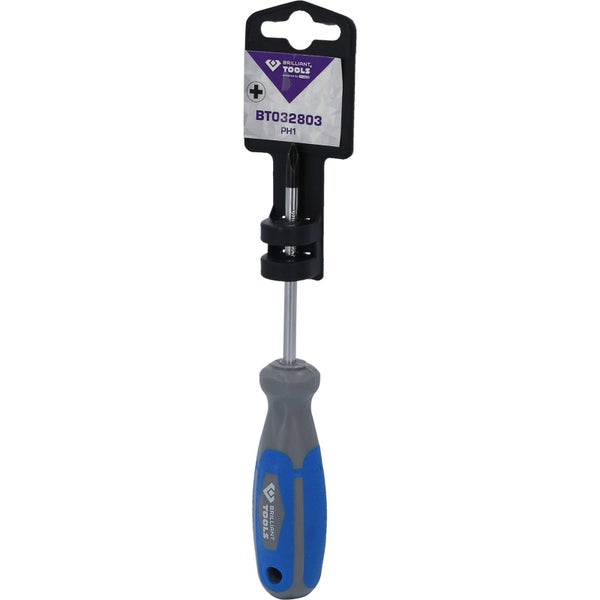 BRILLIANT TOOLS Schraubendreher Kreuzschlitz PH1 - BT032803