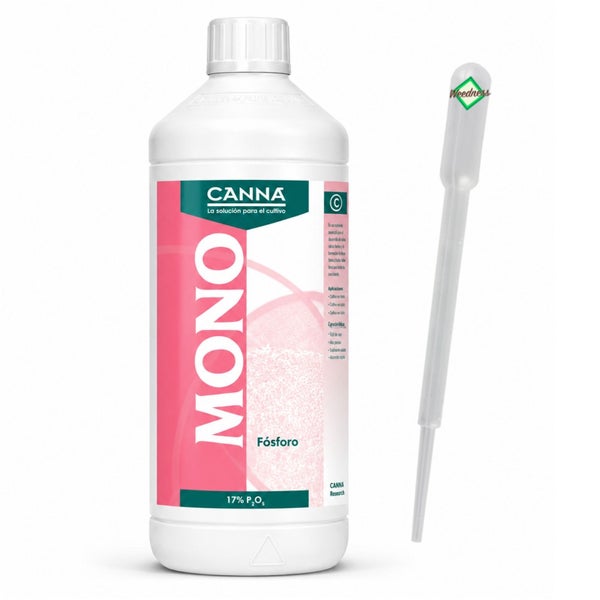 Canna Mono Phosphor Pflanzendünger in der Flasche mit Pipette zur Förderung der Wurzelentwicklung und Blütebildung
