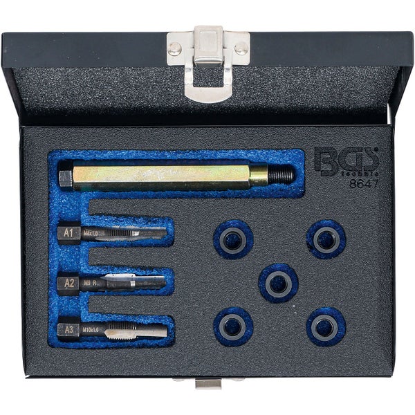 BGS Technic Gewindereparatur-Satz in Metallkassette