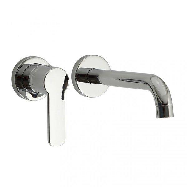 Wandarmatur für Waschbecken mit Hebel