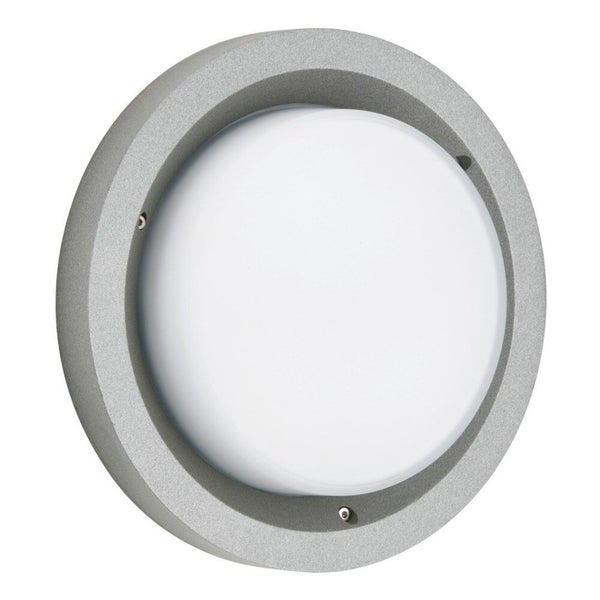 LED Wandleuchte in Silber und Weiß 12W 1200lm IP54