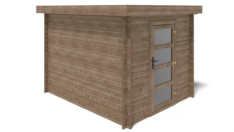 Gartenhaus, Gerätehaus 7,50m2 - 2,50x3m - 28mm - Imprägniert