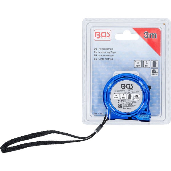 BGS Rollbandmaß 16 mm x 3 m - 8393