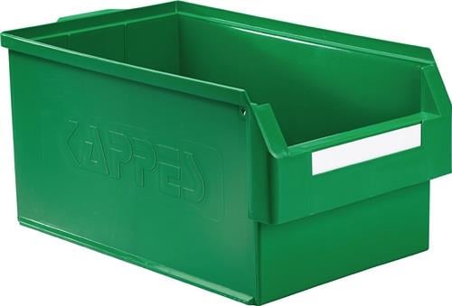 Grüne Lagerbox aus Kunststoff