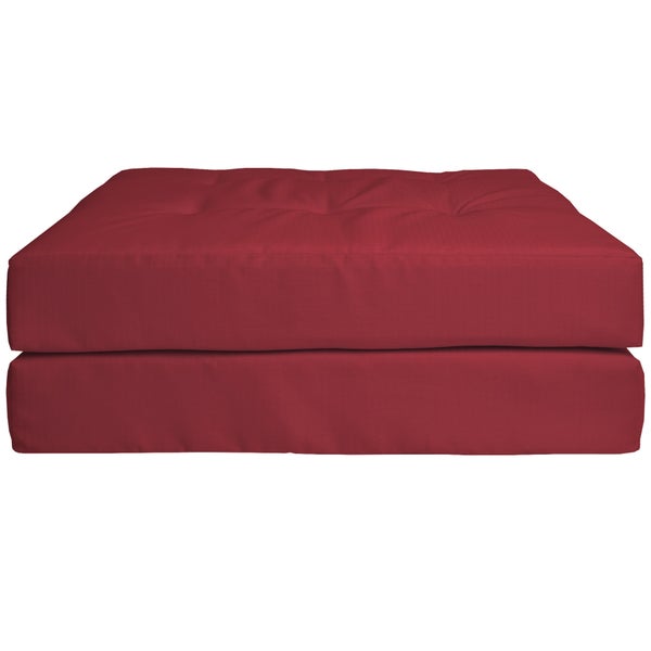 Beautissu ECO Elements Palettenkissen Sitz + Rücken Rot (2tlg)