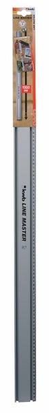 kwb LINE MASTER Präzisionslineal  1000-mm Universal-Führungsschiene für Kreissäge, Stichsäge und Oberfräse, Silber