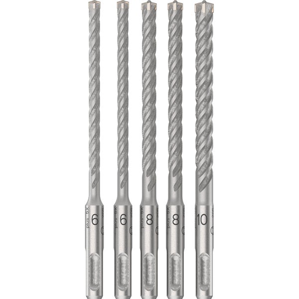 Bosch PRO SDS plus-5X Hammerbohrer-Set 6/6/8/8/10 mm 5-tlg. - 2608833911