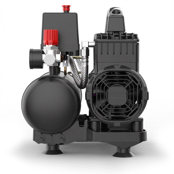 Schwarzer tragbarer Luftkompressor für den Heimwerkerbereich