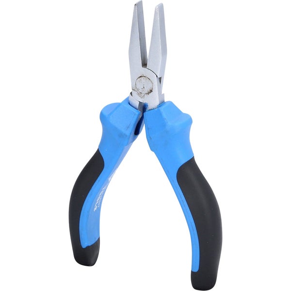 Spitzzange mit blauem Griff