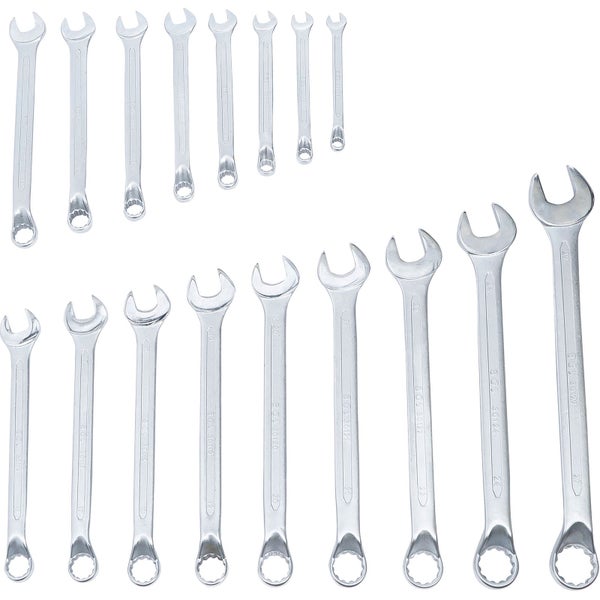 Satz aus 16 Gabelringschlüsseln