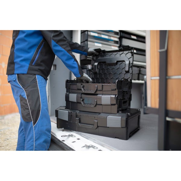 Schwarzer Werkzeugkoffer