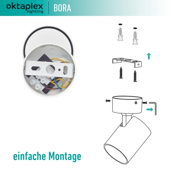Montageanleitung für Oktaplex Bora Leuchte