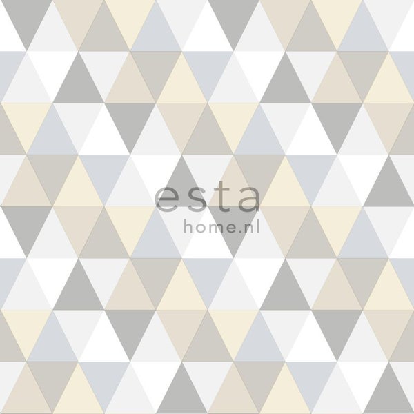 Tapete mit Dreiecksmuster