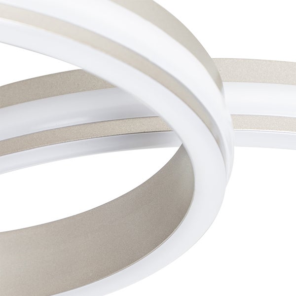 Detailaufnahme einer runden LED-Leuchte