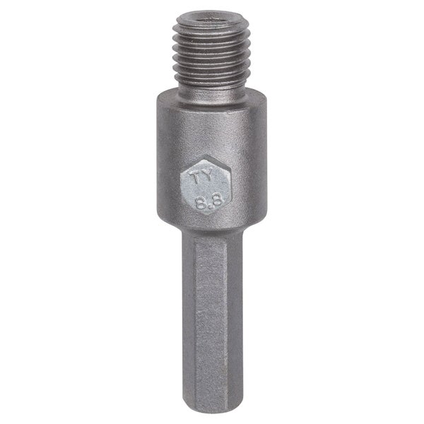 Metall Adapter mit Gewinde und Sechskant