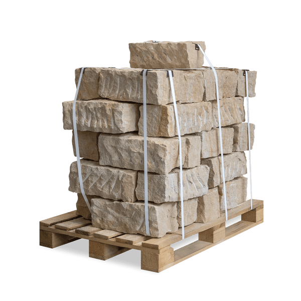 Galamio Sandstein Randsteine 40*20*15 » gespalten « 980kg