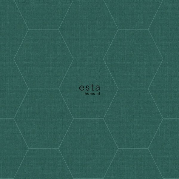 ESTAhome Punkt-Tapete mit Sechseckmuster
