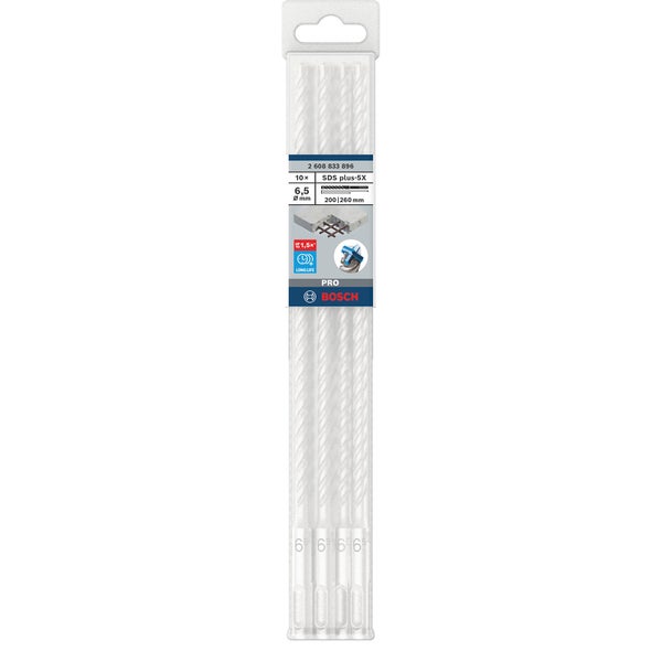 Bosch PRO SDS plus-5X Hammerbohrer 6,5 x 200 x 260 mm - 2608833896