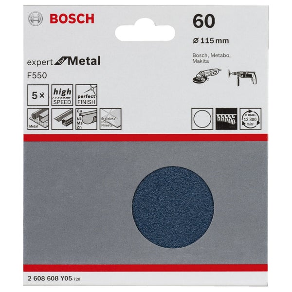 Bosch Expert Metall Schleifscheibe, Durchmesser 115 mm