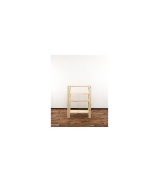 PROREGAL Holzregal Woodland HxBxT 115 x 80 x 30 cm Fachlast 120 kg 4 Fachboden Kiefernholz Natur