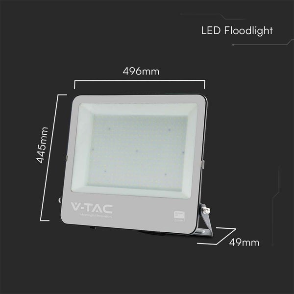 V-TAC VT-44003 - LED-Flutlicht - 135lm/w - Samsung - IP65 - Schwarz - 300 Watt - 34440 Lumen -