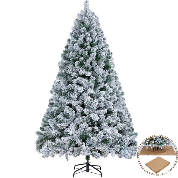 Künstlicher Weihnachtsbaum mit Schnee