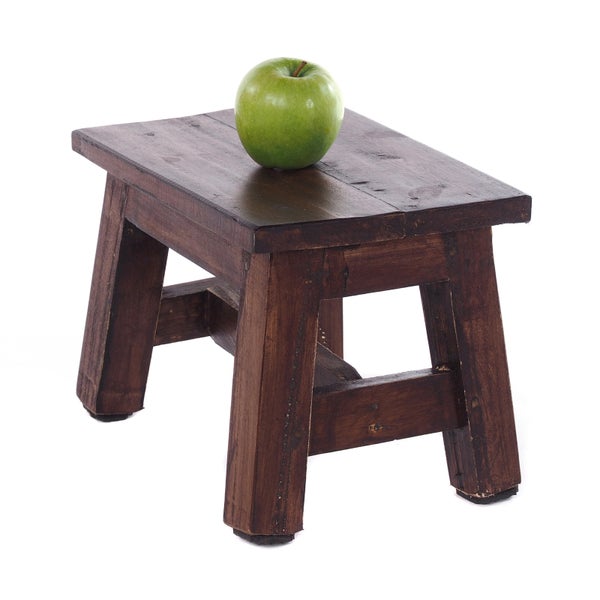 Blumenhocker Monte Mahagoni Massivholz 03 dunkelbraun