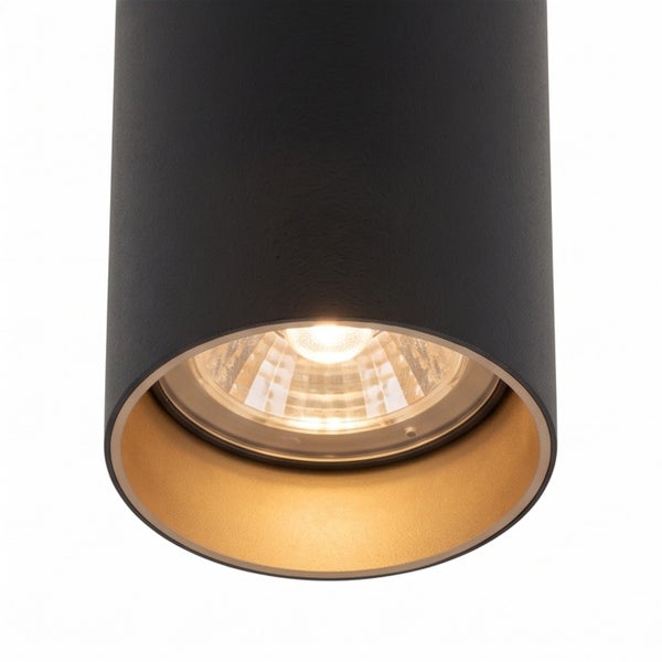 Zylindrische LED Aufbauleuchte mit Lichtquelle