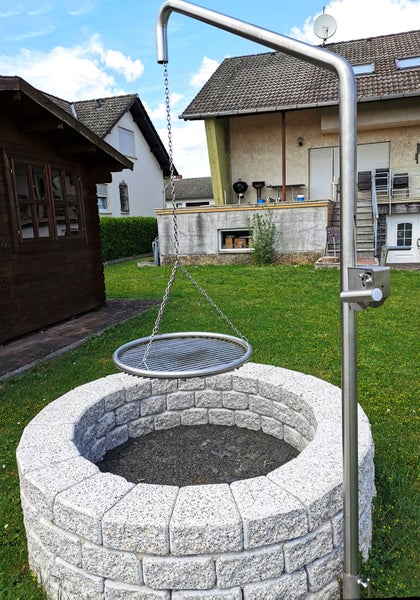 Libatherm Edelstahl-Schwenker Grillgalgen 50 cm Ausleger Schwenkgrill