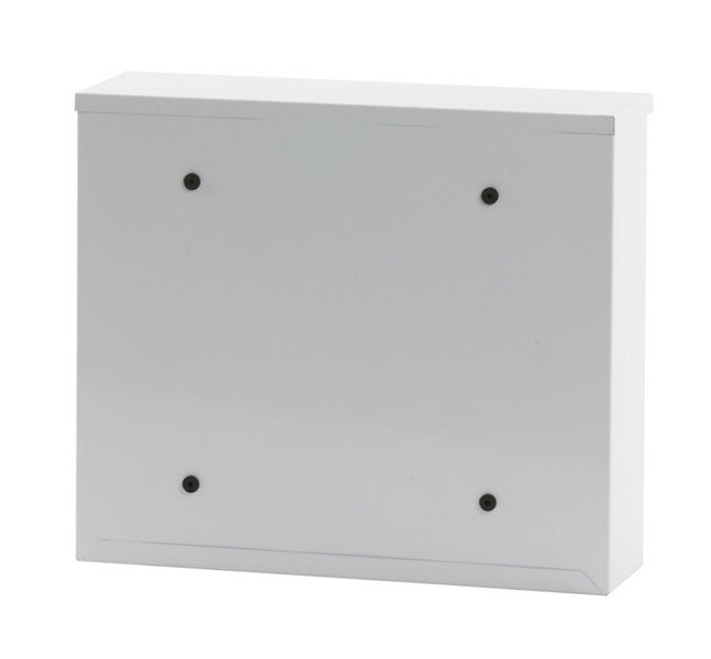 PROREGAL Wandbriefkasten Granadan Aus Stahl Mit Einwurfsklappe HxBxT 31,5 x 36 x 11 cm Einwurföffnung 32 x 4 cm Weiß