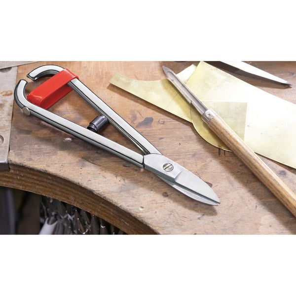 Bessey Erdi Goldschmiede- und Feinblech-Schere geschlossen mit Feder 180 mm - D76-1