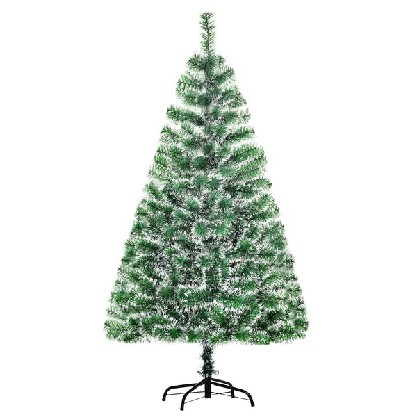 HOMCOM Künstlicher Weihnachtsbaum, ∅75 x H150 cm, PET, Grün