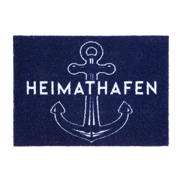 Fußmatte mit Anker und dem Schriftzug Heimathafen