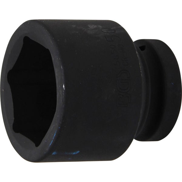 BGS Kraft-Steckschlüssel-Einsatz Sechskant Antrieb Innenvierkant 25 mm (1) SW 50 mm - 5850