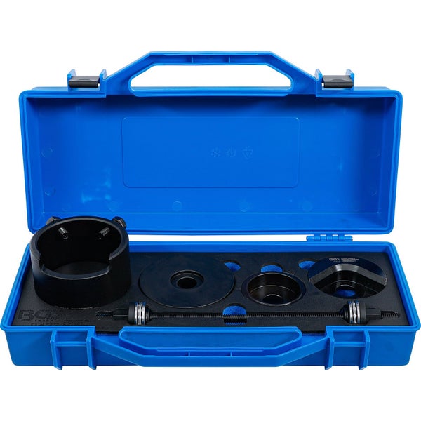 Werkzeugsatz in blauem Tragekoffer