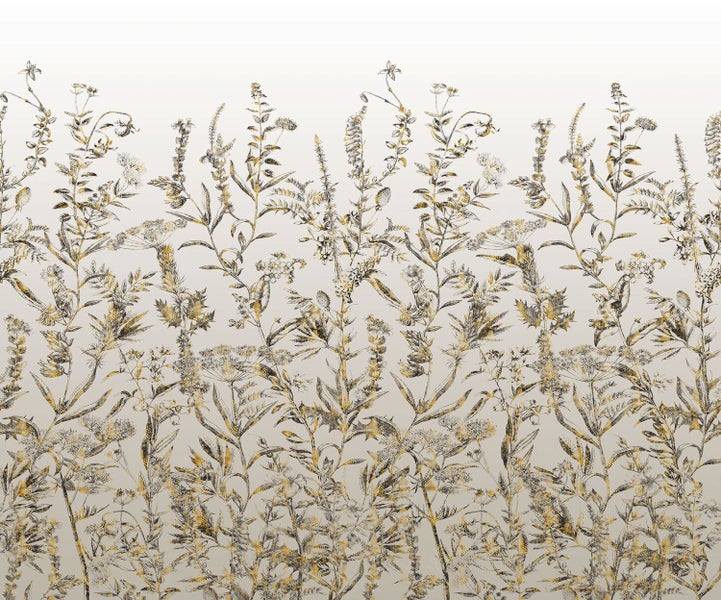 Tapete mit Pflanzenmuster