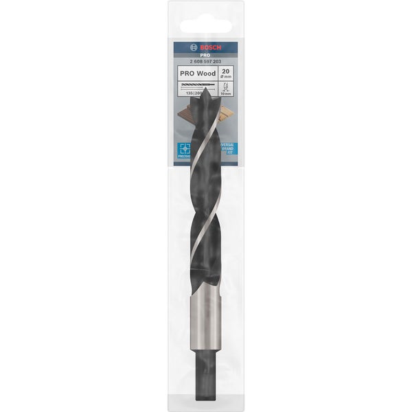 Bosch PRO Wood Holzspiralbohrer 20 x 140 x 200 mm - 2608597203
