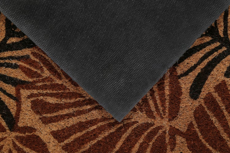 Fußmatte aus Kokosfaser Natur Schwarz Jungle Mat WECONhome 40x60 cm