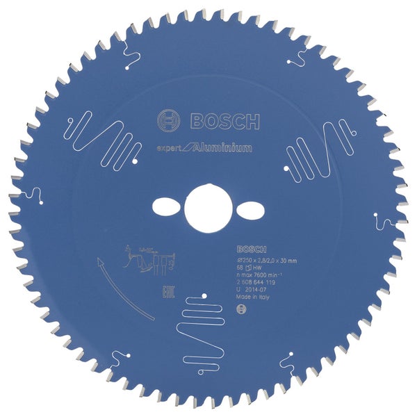 Bosch Kreissägeblatt Expert for Aluminium für Tischsägen 250 x 30 x 2,8 mm 68 - 2608644119