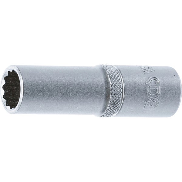 BGS Steckschlüssel-Einsatz Zwölfkant tief Antrieb Innenvierkant 12,5 mm (1/2) SW 14 mm - 10664