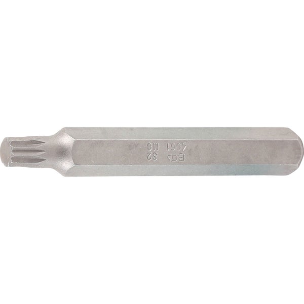 BGS Bit Länge 75 mm Antrieb Außensechskant 10 mm (3/8) Innenvielzahn (für XZN) M8 - 4861