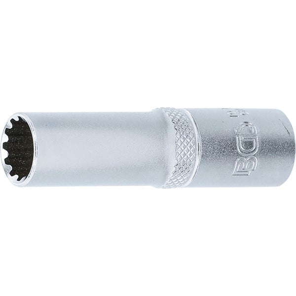 BGS Steckschlüssel-Einsatz Gear Lock tief Antrieb Innenvierkant 10 mm (3/8) SW 11 mm - 10351