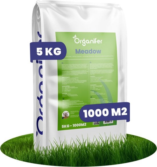 Organifer Meadow Blumensamenpackung, 5 kg für 1000 m²