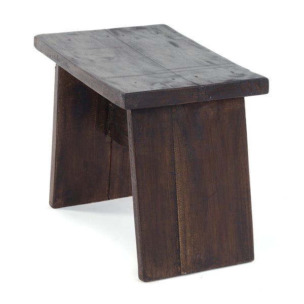 Hocker SCHEMEL 40 Mahagoni Massivholz 03 dunkelbraun