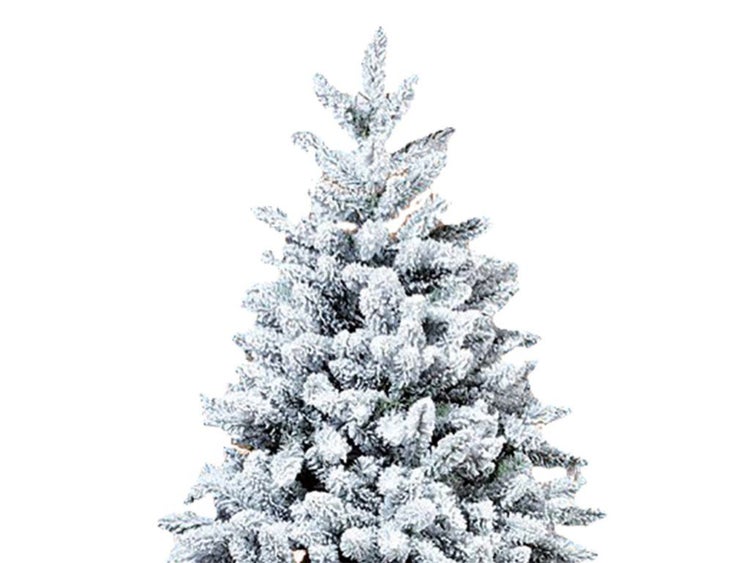 Künstlicher Weihnachtsbaum mit beschneiten Nadeln