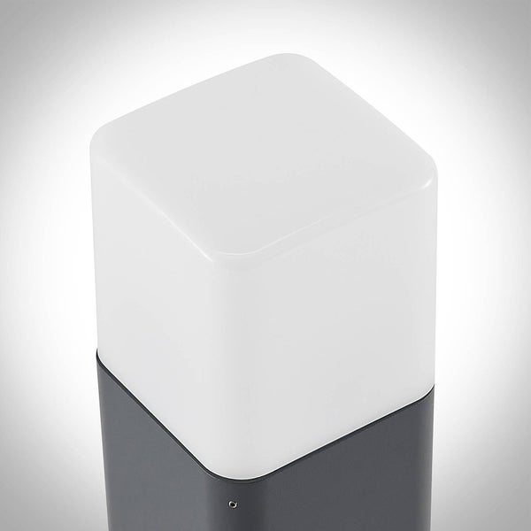 Quadratische Sockelleuchte für den Aussenbereich