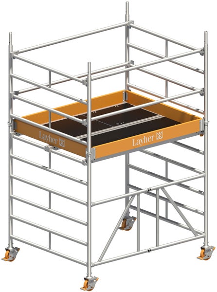 Layher Fahrgerüst mit Rollen