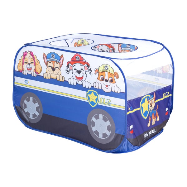 ROBA Pop Up Spielbus Paw Patrol - Kinderzelt in Autoform, Indoor & Outdoor